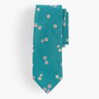 J.Crew Silk tie in daisy floral