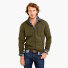 J.Crew Summit fleece full-zip jacket in olive