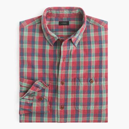 J.Crew Rustic cotton shirt in Austin plaid