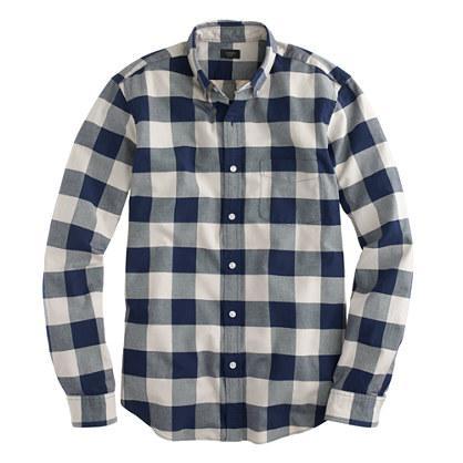 J.Crew Vintage oxford shirt in navy gingham