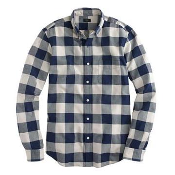 J.Crew Vintage oxford shirt in navy gingham