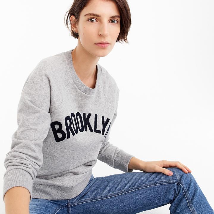 J.Crew Brooklyn pullover sweatshir