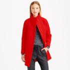 J.Crew Petite stadium-cloth cocoon coat