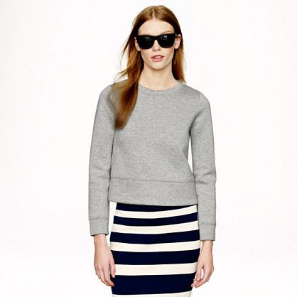 J.Crew Cropped surf sweatshirt