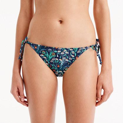 J.Crew String bikini bottom in Liberty&reg; alpine pasture