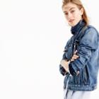 J.Crew Point Sur distressed denim jacket