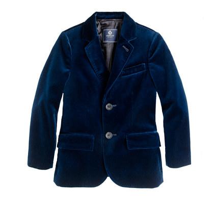 J.Crew Boys' Ludlow sportcoat in velvet