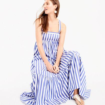 J.Crew Collection Thomas Mason® for J.Crew tiered ruffle dress