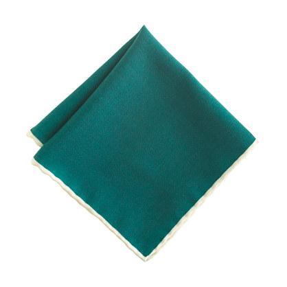 J.Crew Italian tipped wool pocket square