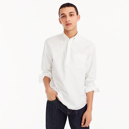 J.Crew Stretch popover shirt in American Pima oxford cotton