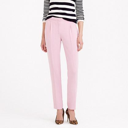 J.Crew Pleated crepe pant
