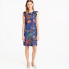J.Crew Tall ruffle dress in tropical floral