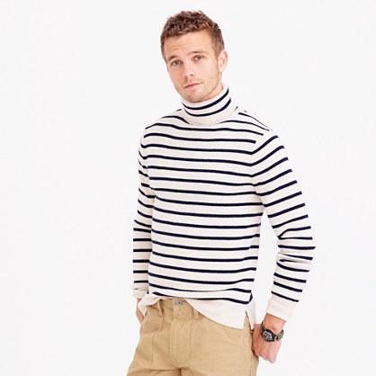 J.Crew Wallace & Barnes wool turtleneck in stripe