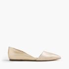 J.Crew Sloan gold d'Orsay flats