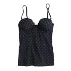 J.Crew D-cup dotty underwire tank top