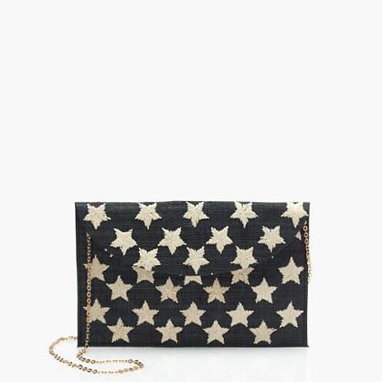 J.Crew Kayu™ hand-embroidered envelope clutch