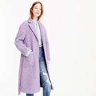 J.Crew Collection wrap coat in Italian herringbone