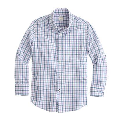 J.Crew Boys' Secret Wash shirt in classic check