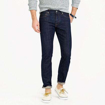 J.Crew 484 slim selvedge jean in Fairfax wash