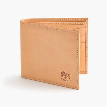 J.Crew IL Bisonte&reg; leather card wallet