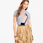 J.Crew Tippi short-sleeve toucan sweater