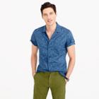 J.Crew Short-sleeve camp-collar shirt in tonal sea print