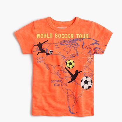 J.Crew Boys' glow-in-the-dark world soccer tour T-shirt