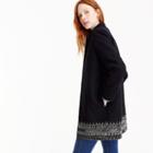 J.Crew Collection embellished coat in Italian wool melton