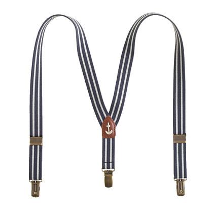J.Crew Boys' anchor suspenders in stripe