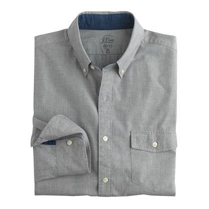 J.Crew Slim indigo shirt in end-on-end cotton