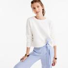 J.Crew Cotton rib-trim crewneck sweater