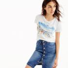 J.Crew Marcel George&trade; for J.Crew beach watercolor T-shirt in vintage cotton
