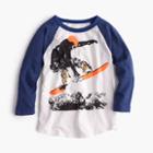 J.Crew Boys' three-quarter sleeve snowboarder T-shirt