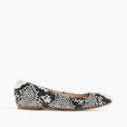 J.Crew Cece Italian-made ballet flats in printed canvas