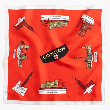 J.Crew Destination scarf in London print