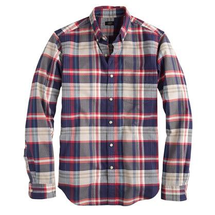 J.Crew Slim vintage oxford shirt in dusty bamboo plaid