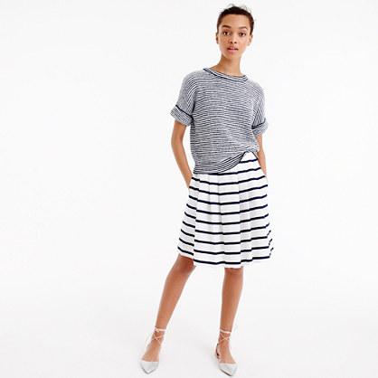 J.Crew Mini skirt in nautical stripe