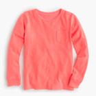J.Crew Boys' long-sleeve garment-dyed T-shirt