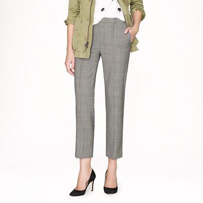 J.Crew Eaton boy trouser in glen plaid wool
