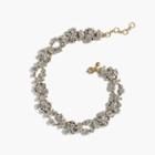 J.Crew Crystal chain necklace