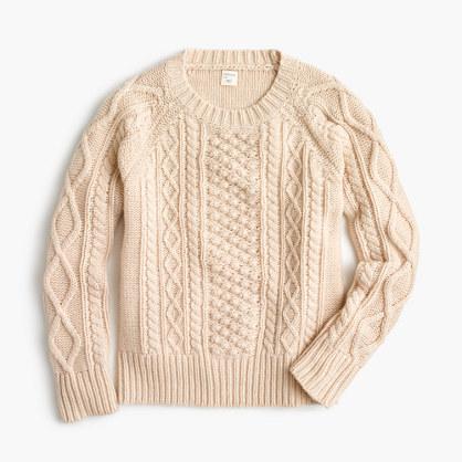 J.Crew Boys' cable-knit sweater