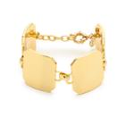 J.Crew Metal shield bracelet