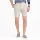 J.Crew Wallace & Barnes double-pleated short in seeded canvas
