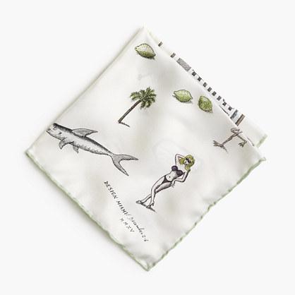J.Crew J.Crew X Pierre Le-Tan™ for Design Miami/™ pocket square