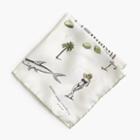 J.Crew J.Crew X Pierre Le-Tan&trade; for Design Miami/&trade; pocket square