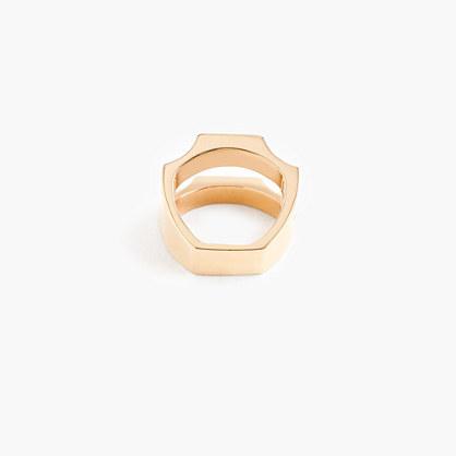 J.Crew W. Britt® for J.Crew double-band ring