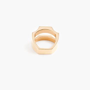 J.Crew W. Britt&reg; for J.Crew double-band ring