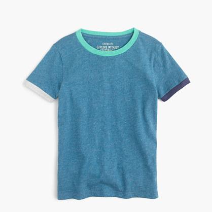 J.Crew Boys' colorblock ringer slub T-shirt