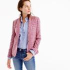 J.Crew Campbell blazer in pink houndstooth