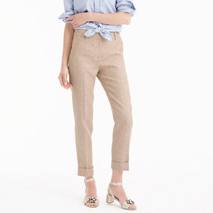 J.Crew Rhodes pant in herringbone linen